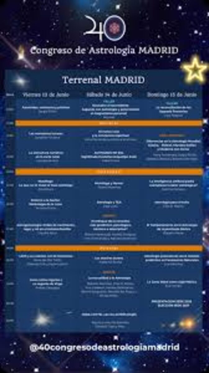 40 Congreso de Astrología de Madrid